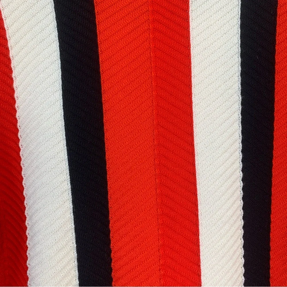 Akris Punto Bergdorf Goodman Herringbone Stripe Merino Pullover Sweater